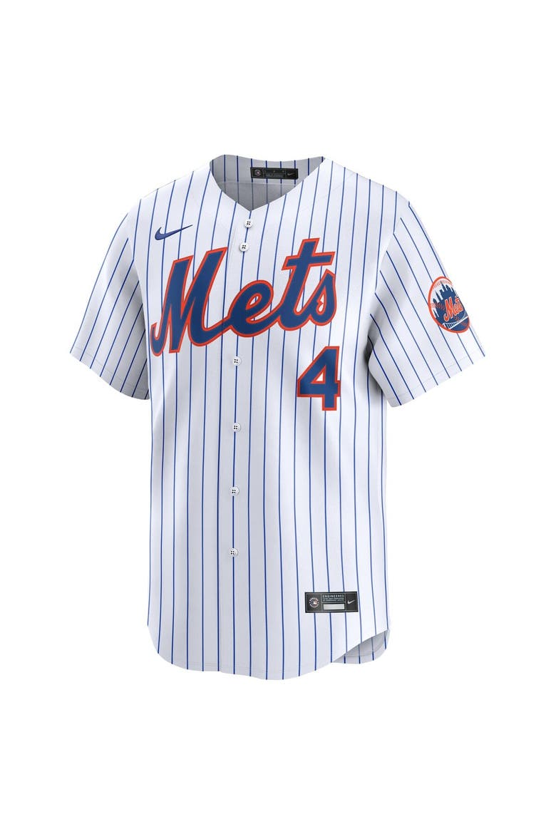 Men's Nike Francisco Alvarez White New York Mets Home Limited Player Jersey, Alternate, color, White