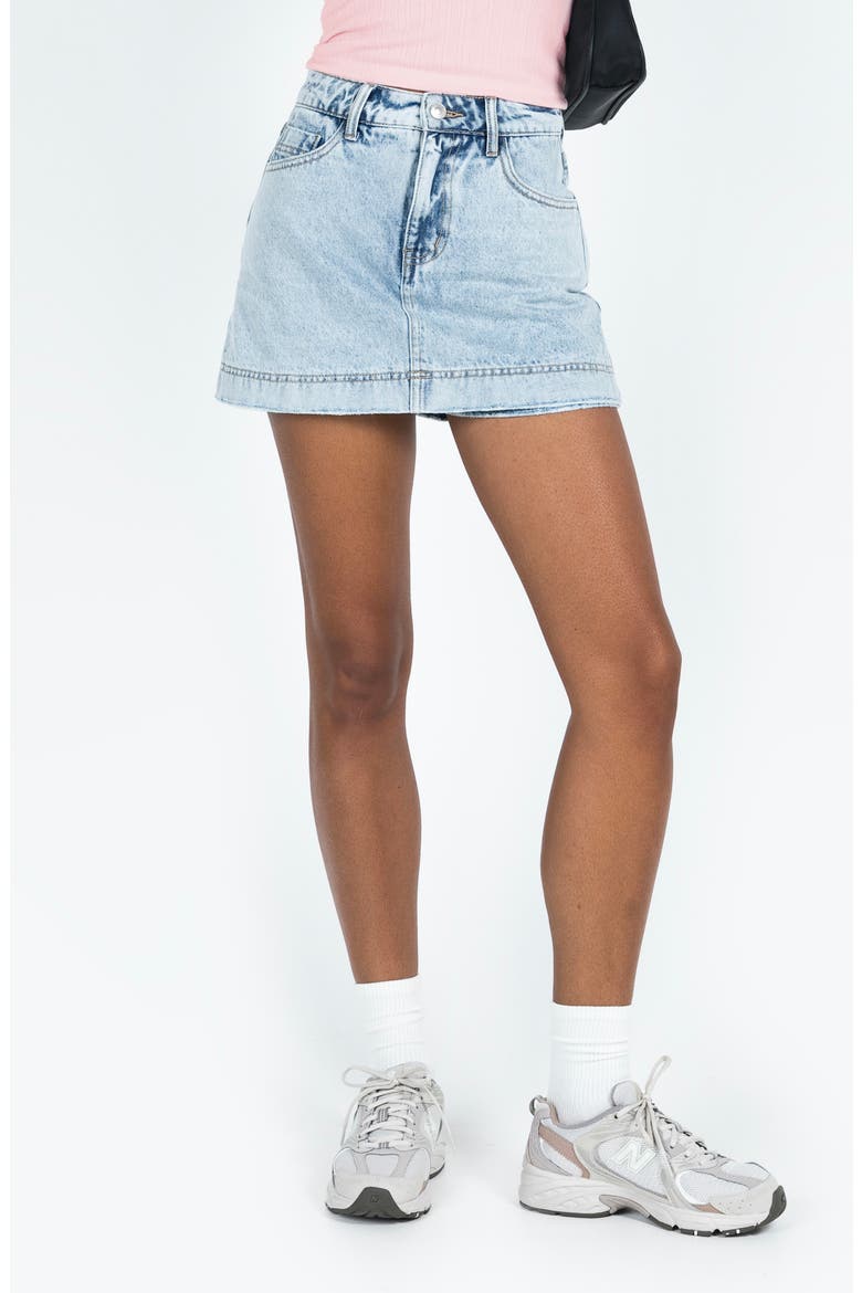 Heuston Denim Miniskort, Main, color, DENIM