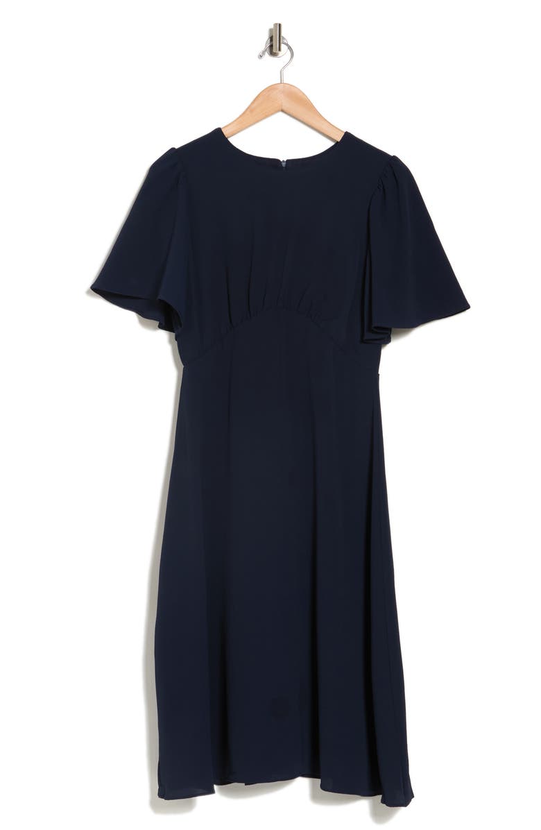 Julia Jordan Flutter Sleeve Midi Dress, Alternate, color,
