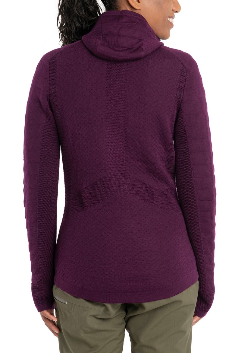 ZoneKnit Wool Blend Zip Hoodie, Alternate, color, NIGHTSHADE