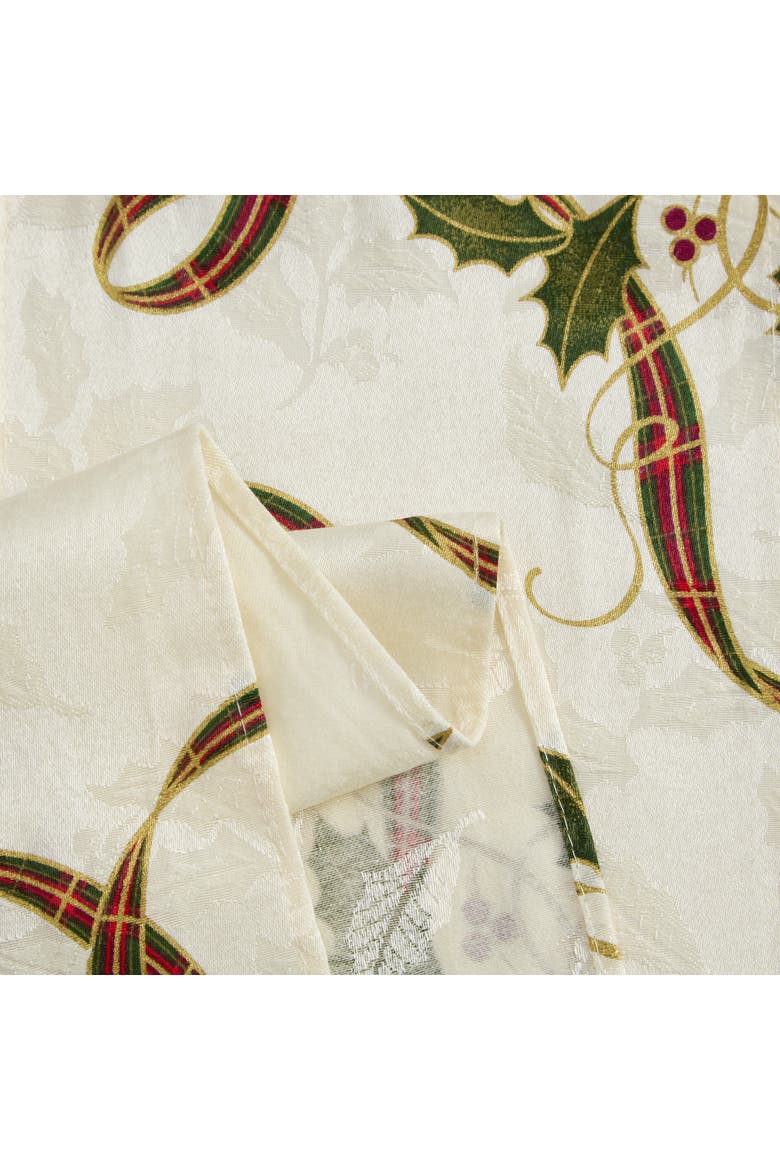 Holiday Nouveau Tablecloth, Alternate, color, Multicolor