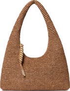 Loeffler Randall Willow Woven Raffia Hobo Bag