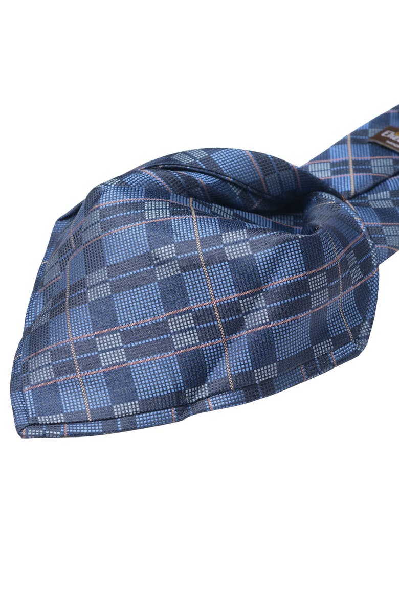 Moscato - Extra Long Silk Jacquard Tie for Men, Alternate, color, Dark Blue