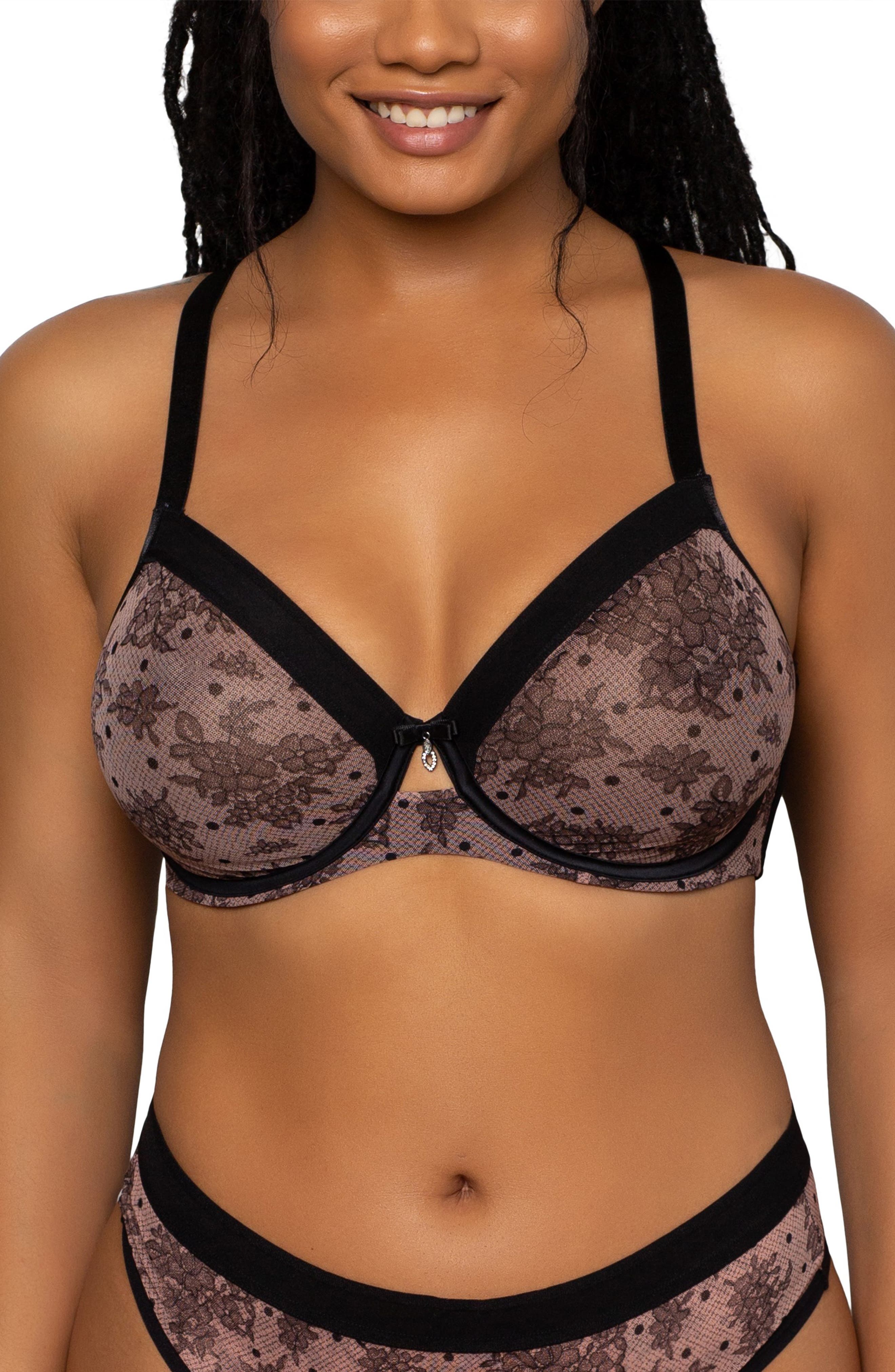 Sheer Mesh Underwire Unlined Bra