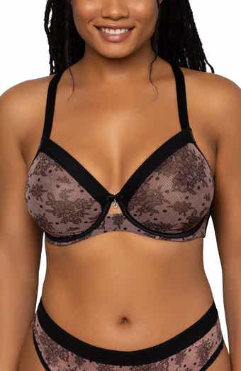 Sheer Mesh Underwire Unlined Bra