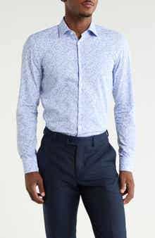 Kenno Floral Cotton Dress Shirt