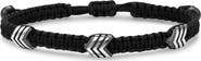 David Yurman Men's Chevron Woven Station Bracelet