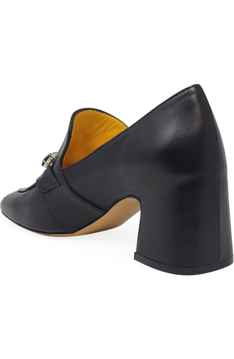 Madison Maison Heel Jewel loafer, Alternate, color, Black