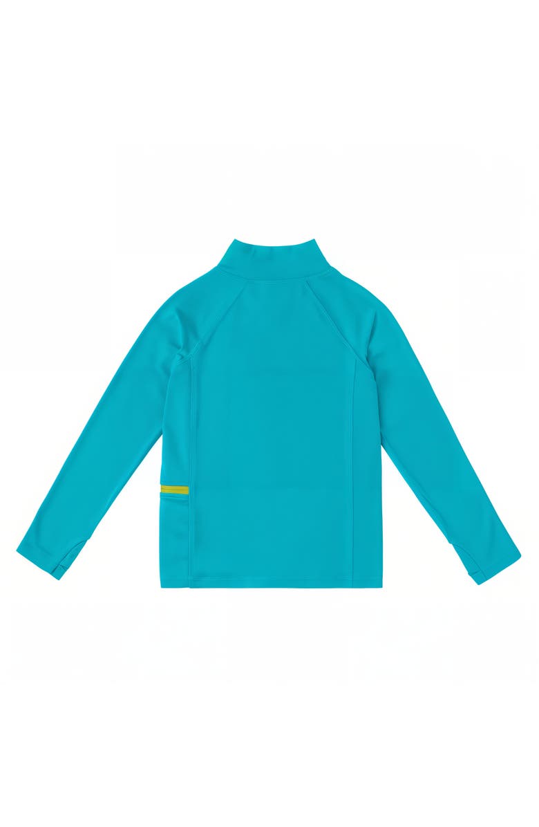 UV Skinz Long Sleeve Full Zip Active Fleece, Alternate, color, Scuba Blue