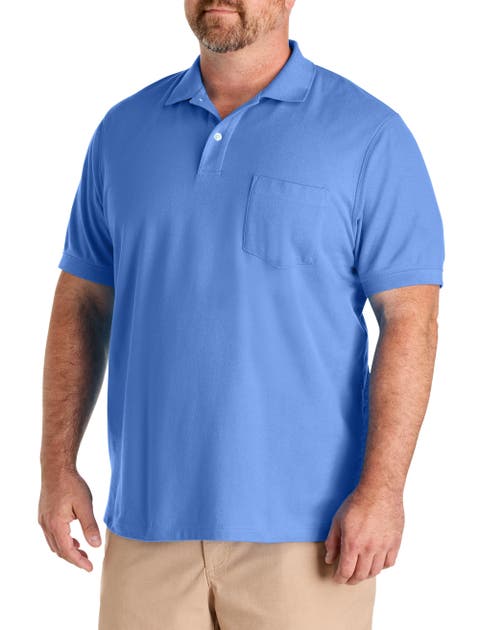 Big & Tall Pocket Piqué Polo Shirt