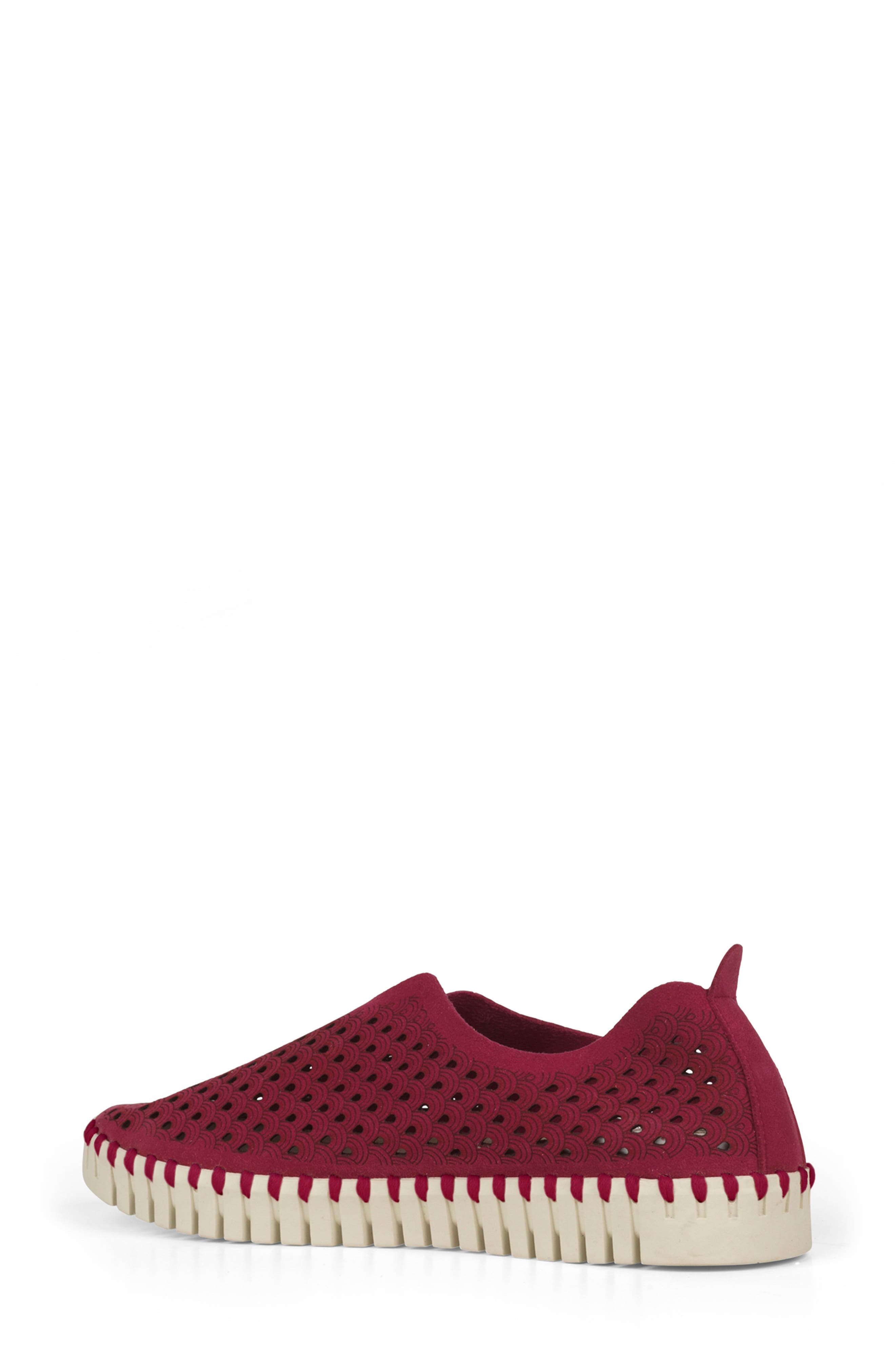 Tulip 139 Perforated Slip-On Sneaker, Alternate, color, CERISE FABRIC