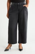 Wit & Wisdom Wyatt Skyrise V-Pocket Ankle Wide Leg Jeans