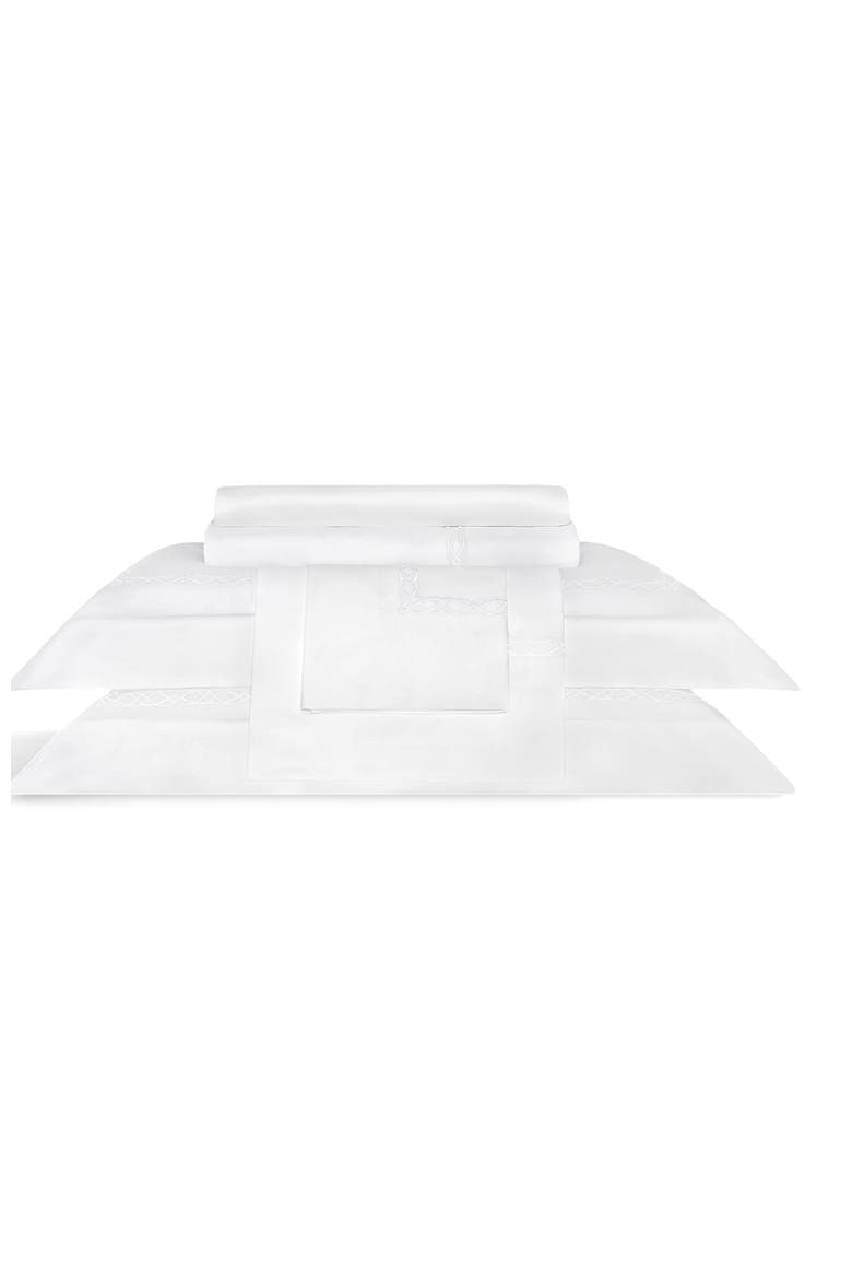 Mia Flat Sheet, Main, color, White