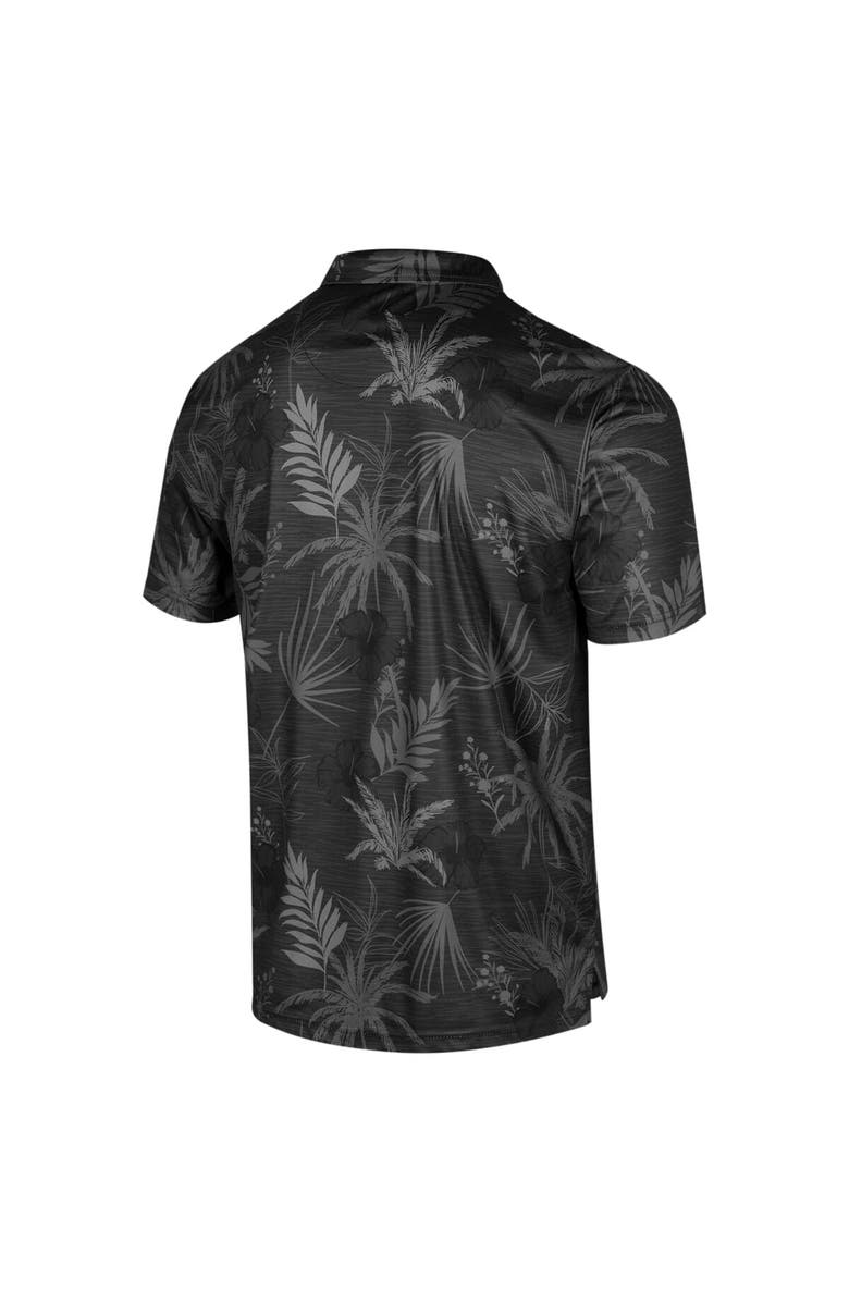 COLOSSEUM Men's Colosseum Black Colorado Buffaloes Big & Tall Palms Polo, Alternate, color, Black