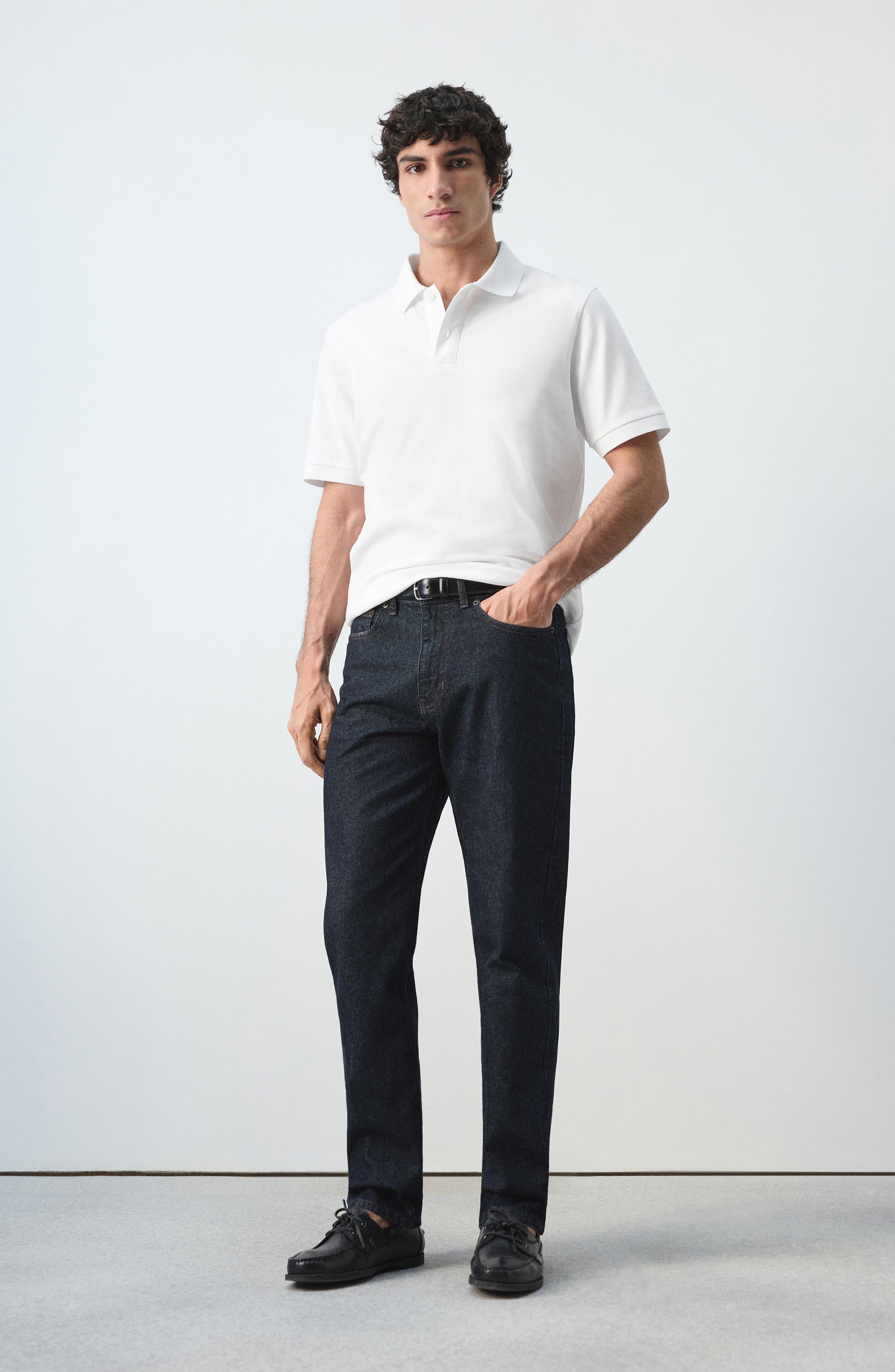 Regular Fit Cotton Pique Polo - image 2