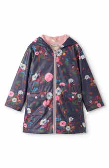 Hatley Kids' Fall Floral Rain Jacket