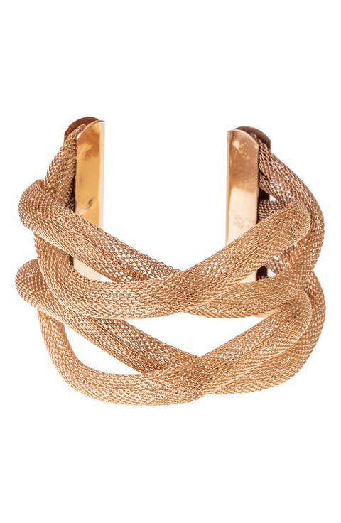 Claudia Mesh Cuff Bracelet