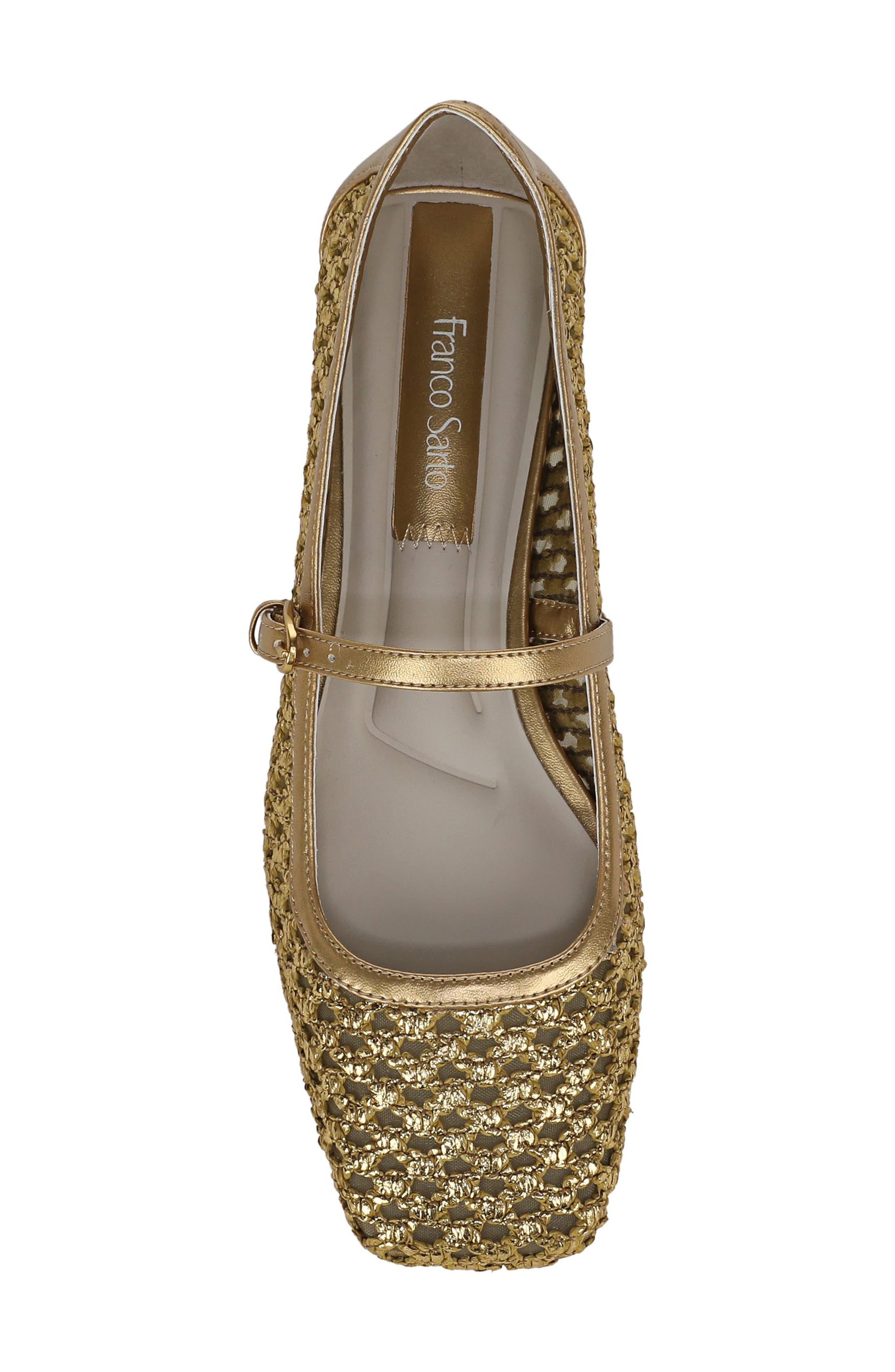 Tinsley Mary Jane Flat, Alternate, color, GOLD