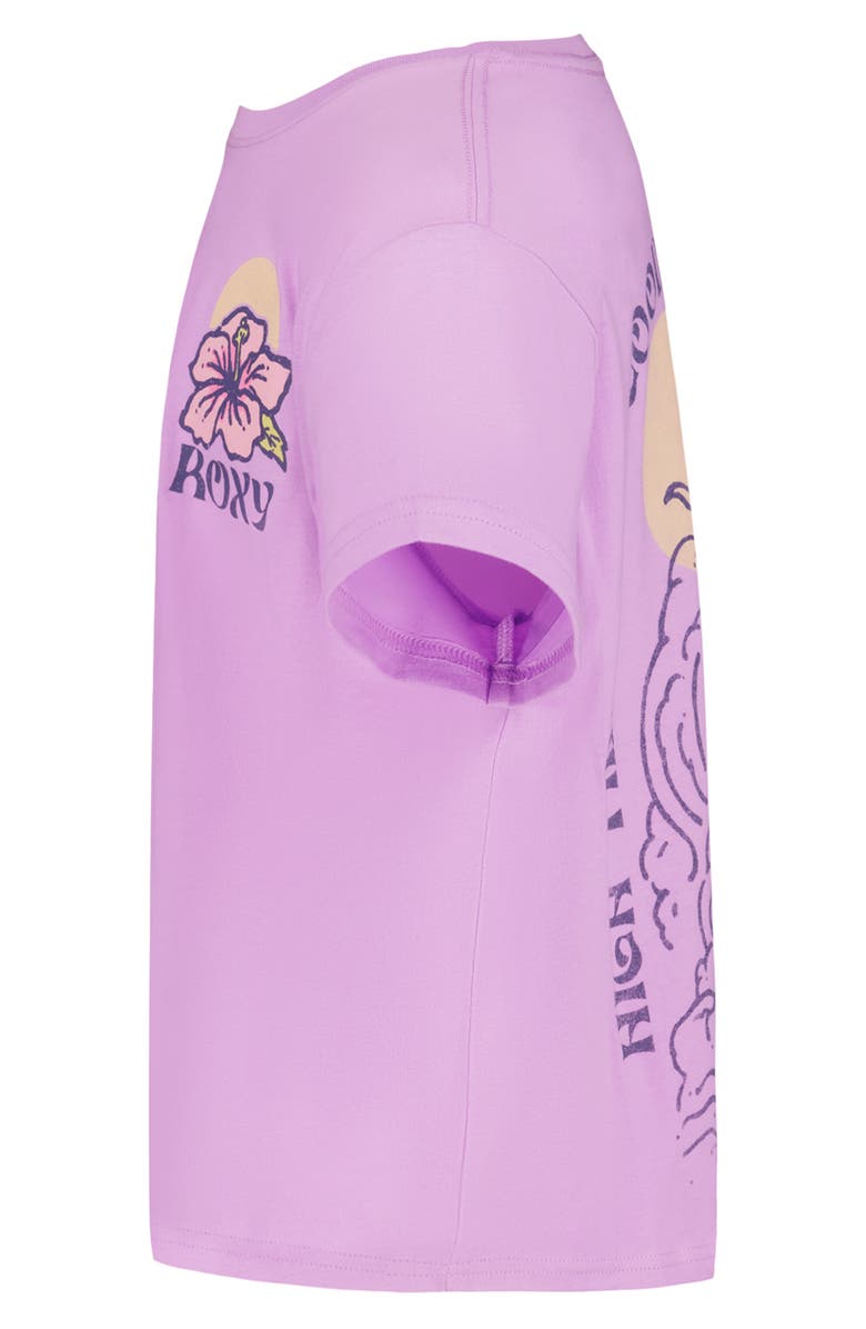 Roxy Kids' Board Biscus Cotton Graphic T-Shirt, Alternate, color,