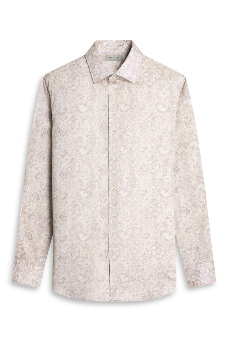 Axel Long Sleeve Patterned Shirt, Alternate, color, LIMESTONE