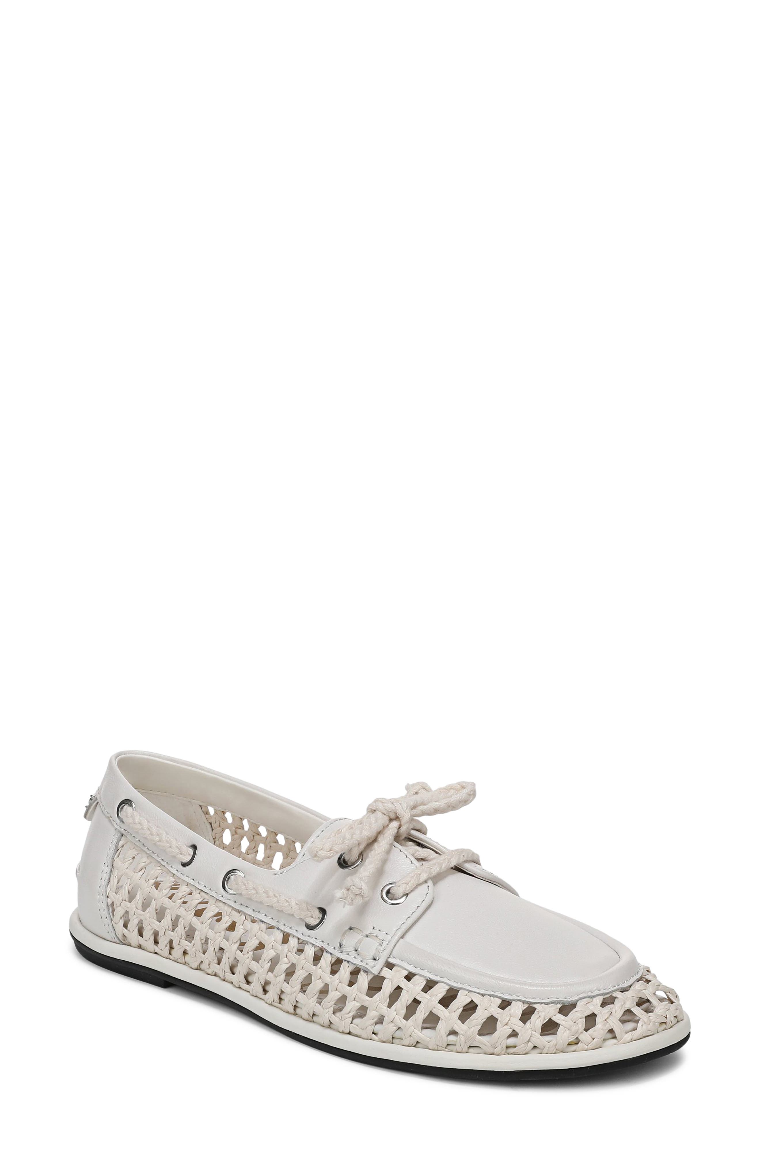 Sam Edelman Bria Boat Shoe, Main, color, Bright White