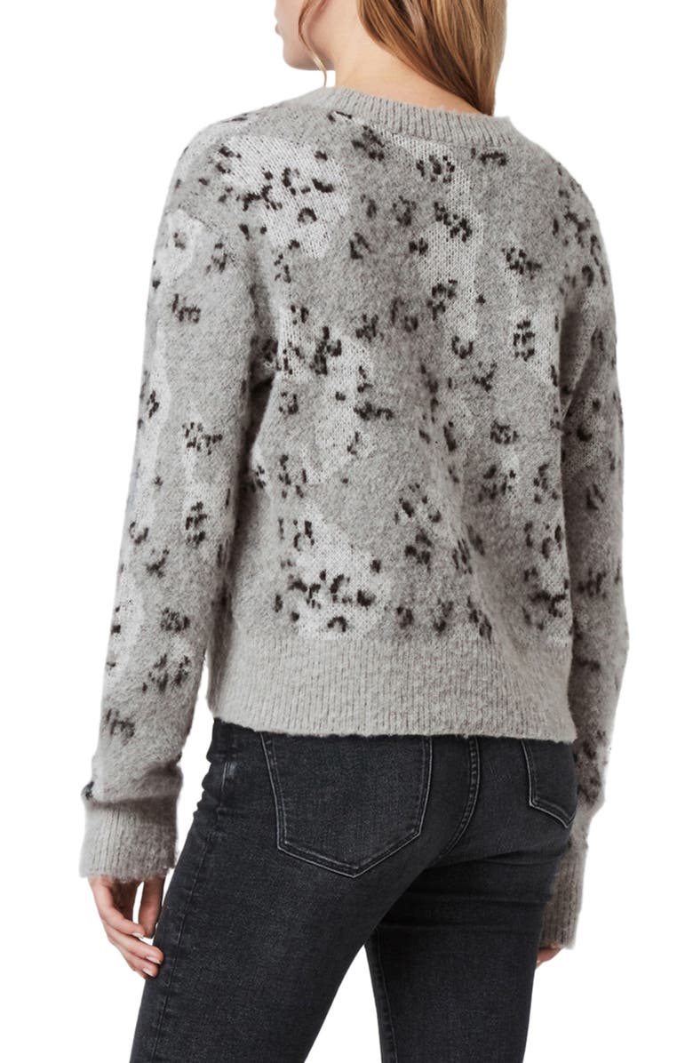 AllSaints Asko Camo Sweater, Alternate, color,