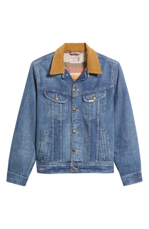 PAUL SMITH PAUL SMITH + LEE 101 STORM RIDER COTTON DENIM JACKET 