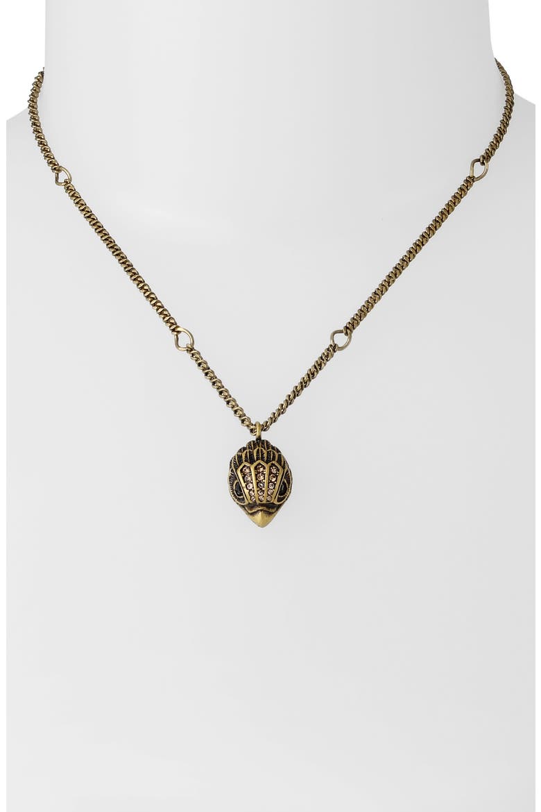 Eagle Pendant Necklace, Alternate, color, CRYSTAL DORADO