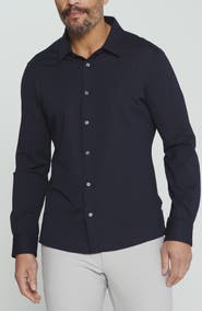7 Diamonds Ferris Seersucker Button-Up Shirt