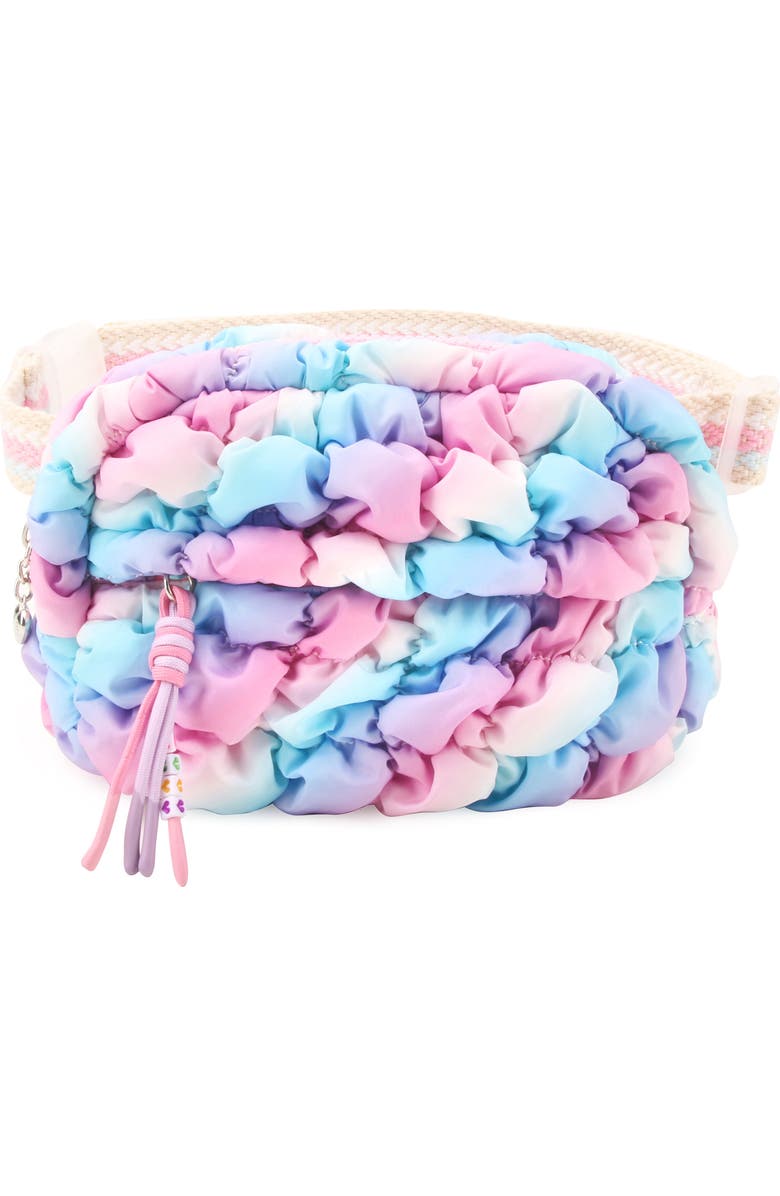 OMG Accessories Kids' Scrunch Belt Bag, Main, color, Pink Multi