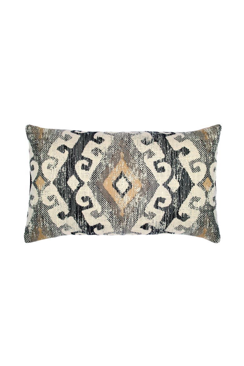 Evolution Honey Jacquard Indoor & Outdoor Woven Accent Pillow, Main, color, Honey