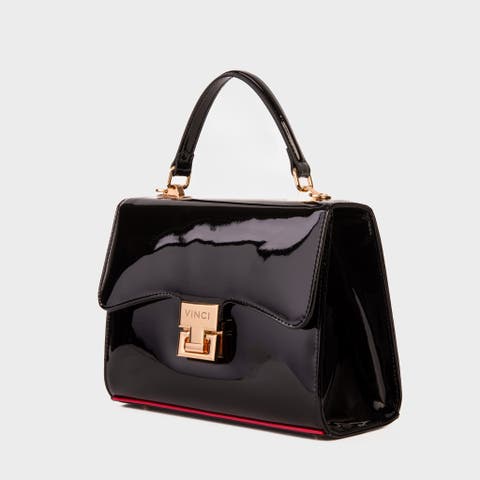 The Ege Patent Leather Handbag