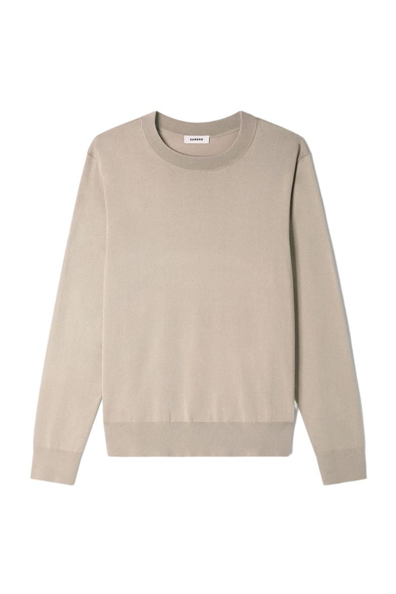 Fine knit sweater, Alternate, color, Light taupe