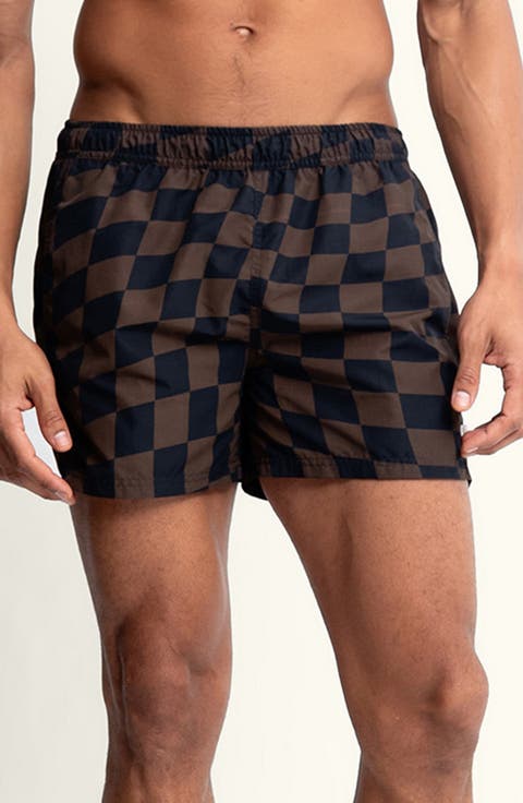 Sebastian Solid 4-Inch Nylon Swim Trunks