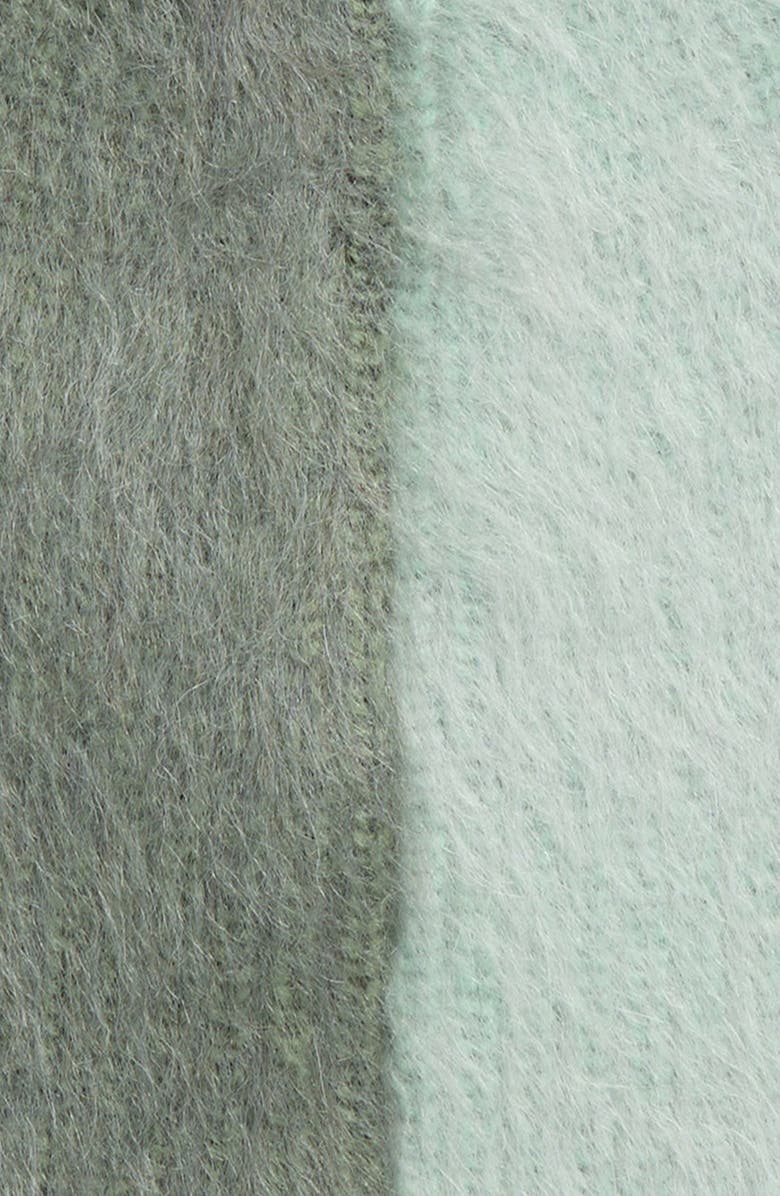 Waste Yarn Project Yaya Brushed Colorblock One of a Kind Beanie, Alternate, color, Blue/ Green