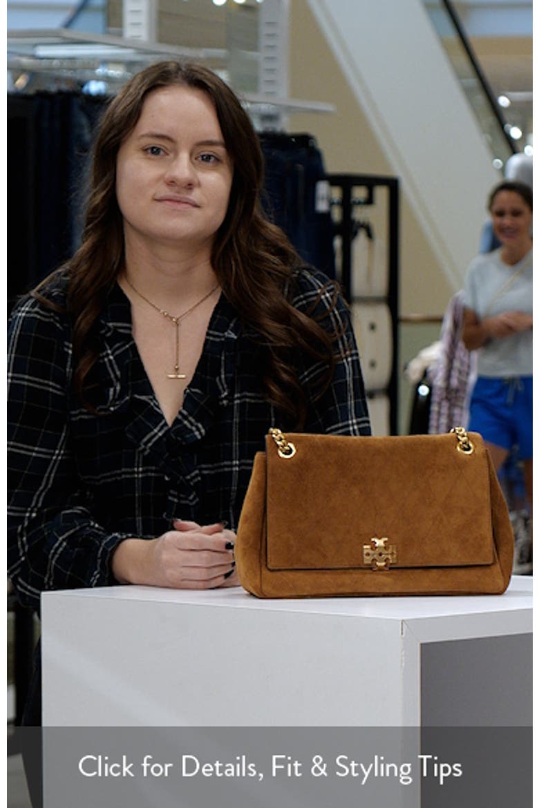 Charlie Quilted Suede Shoulder Bag video