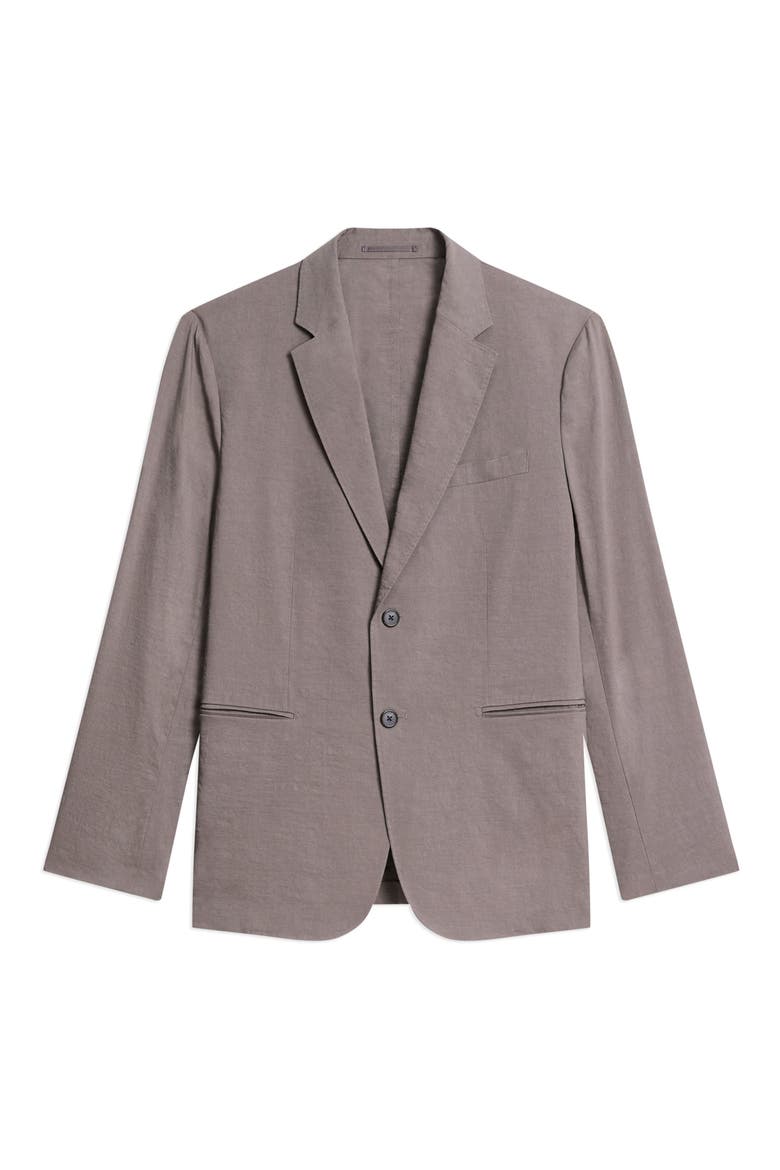 Standard Linen Blend Suit Jacket, Alternate, color, MOREL