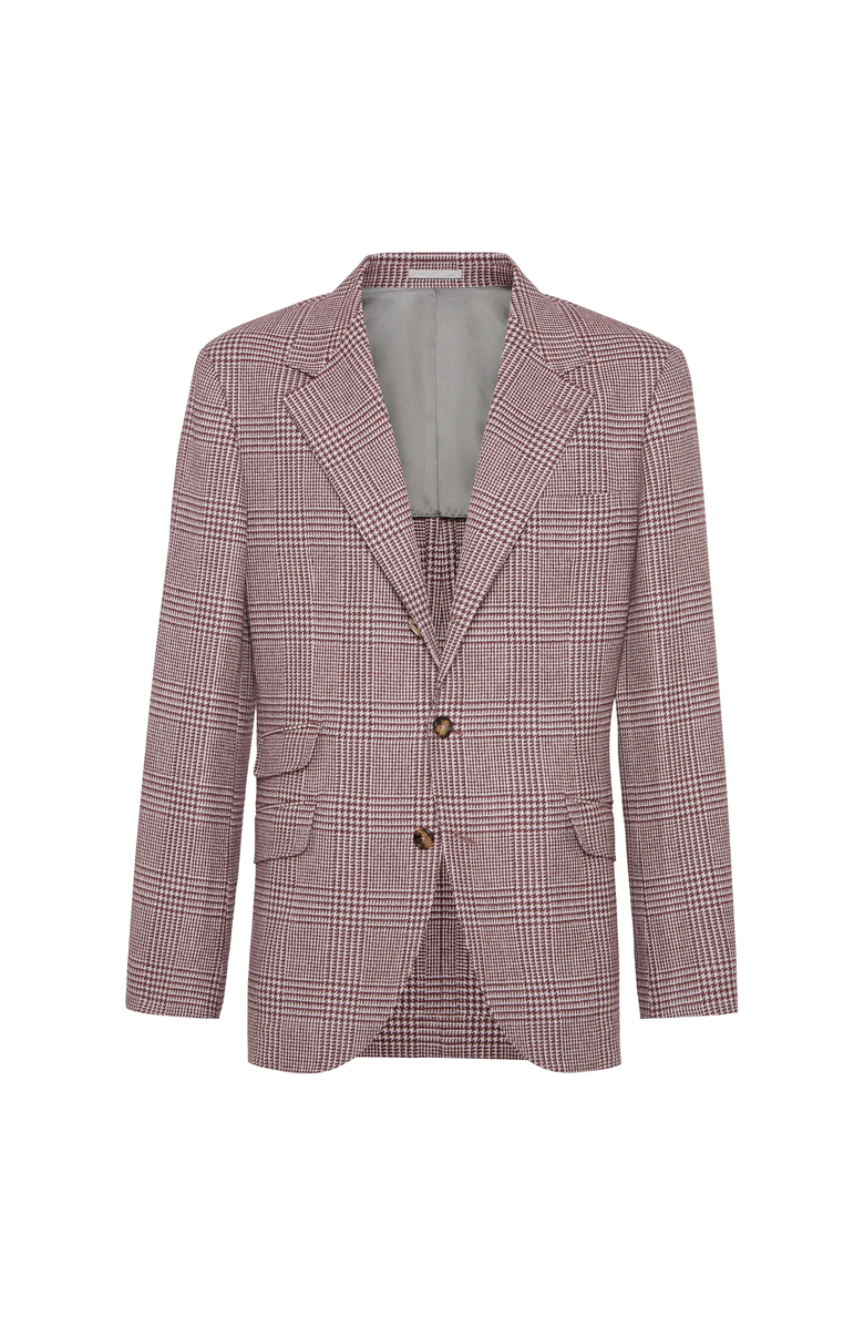 Brunello Cucinelli Deconstructed Cavallo blazer, Main, color, Purple-Red