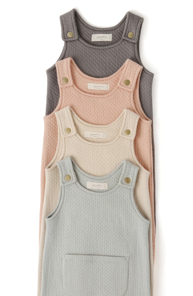 Pehr Cloud Organic Cotton Overalls, Alternate, color, Soft Sea