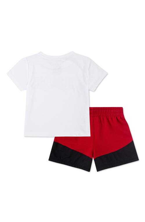 Jordan Baby 2-piece Stacked Mixed Set In Gym Red