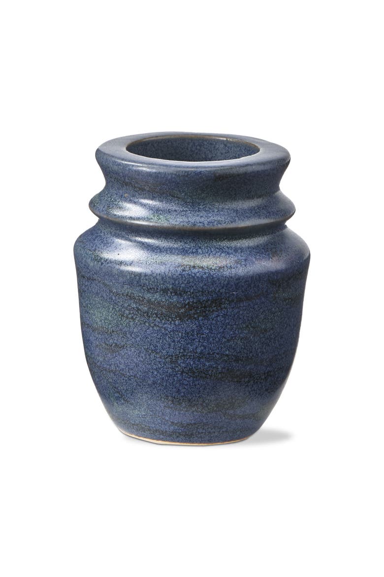 Azula Tealight Taper Holder Small Blue Candle Holder, Main, color, Blue