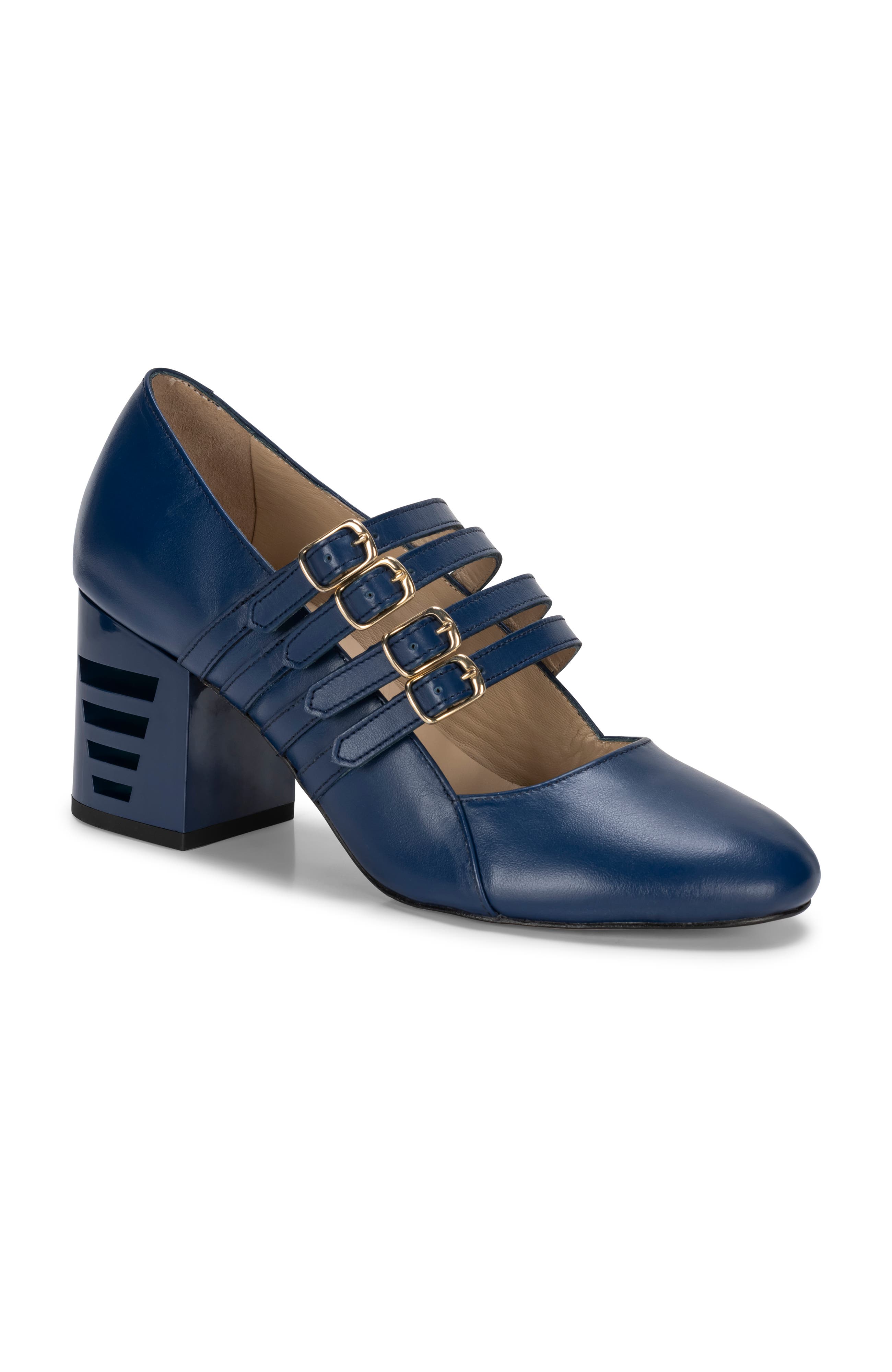 Chris Donovan Footwear Chalet Mary Jane, Alternate, color, Blue