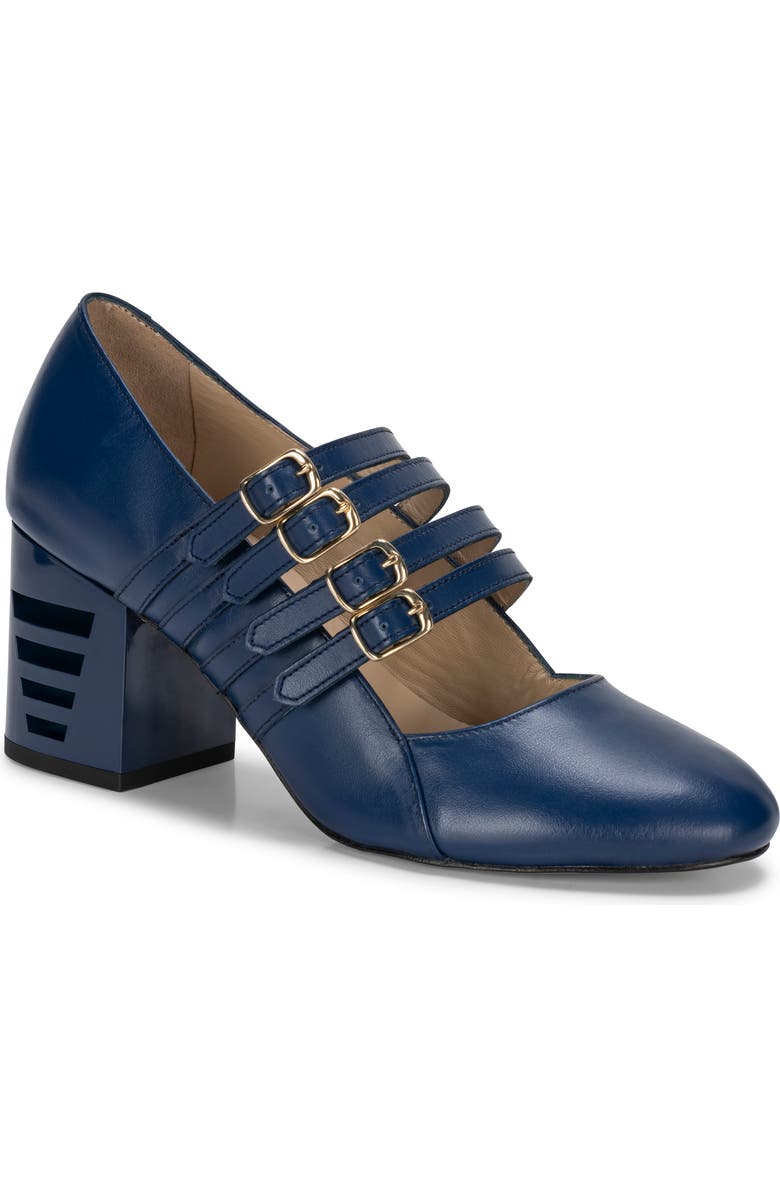 Chris Donovan Footwear Chalet Mary Jane, Alternate, color, Blue