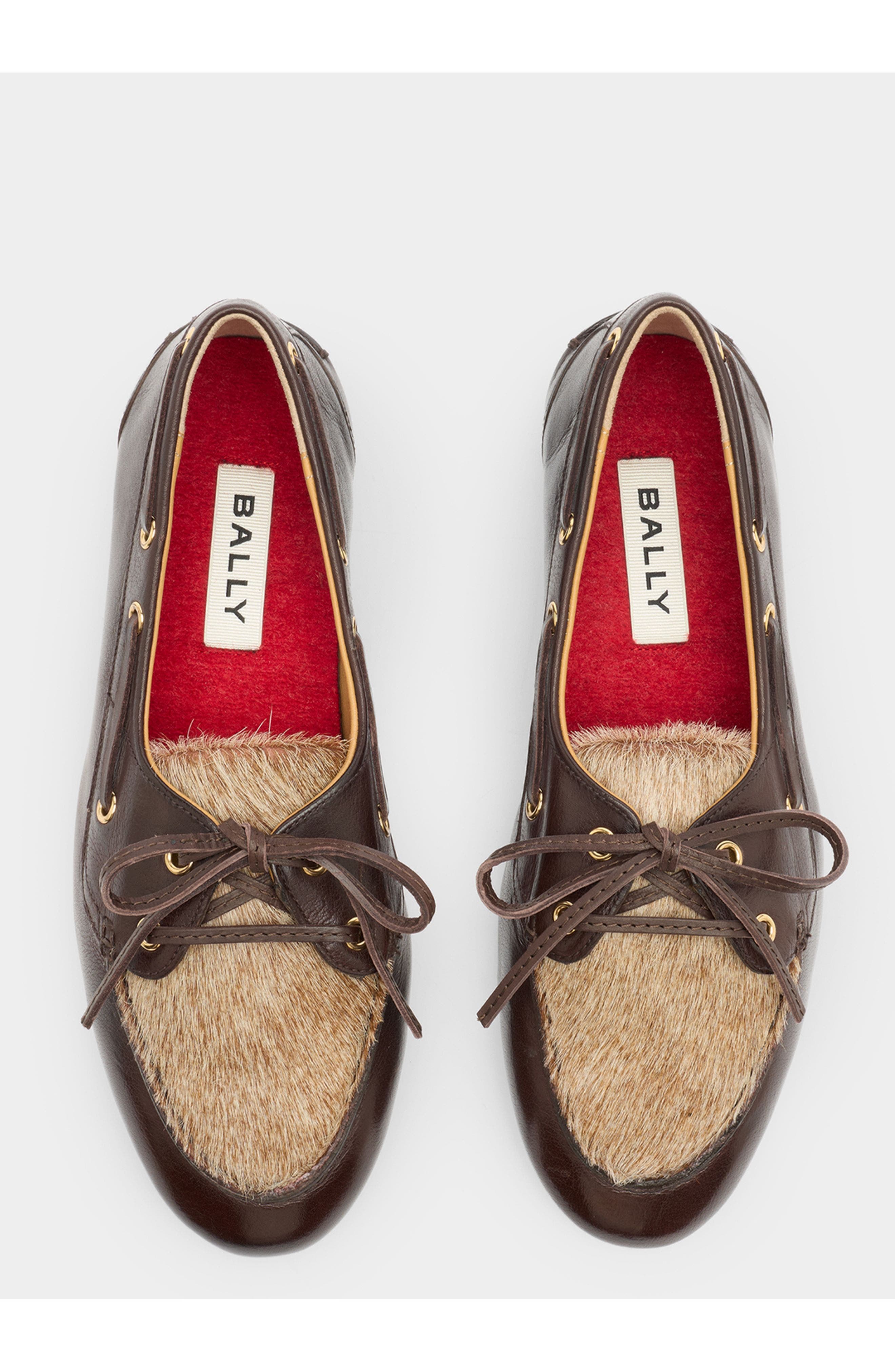 Bally Winter Capsule Derby in Buffalo Leather, Alternate, color, Brown