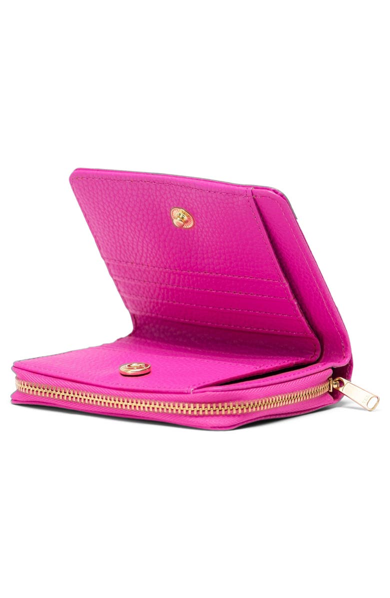 Herschel Supply Co. Georgia Faux Leather Wallet, Alternate, color, Rose Violet