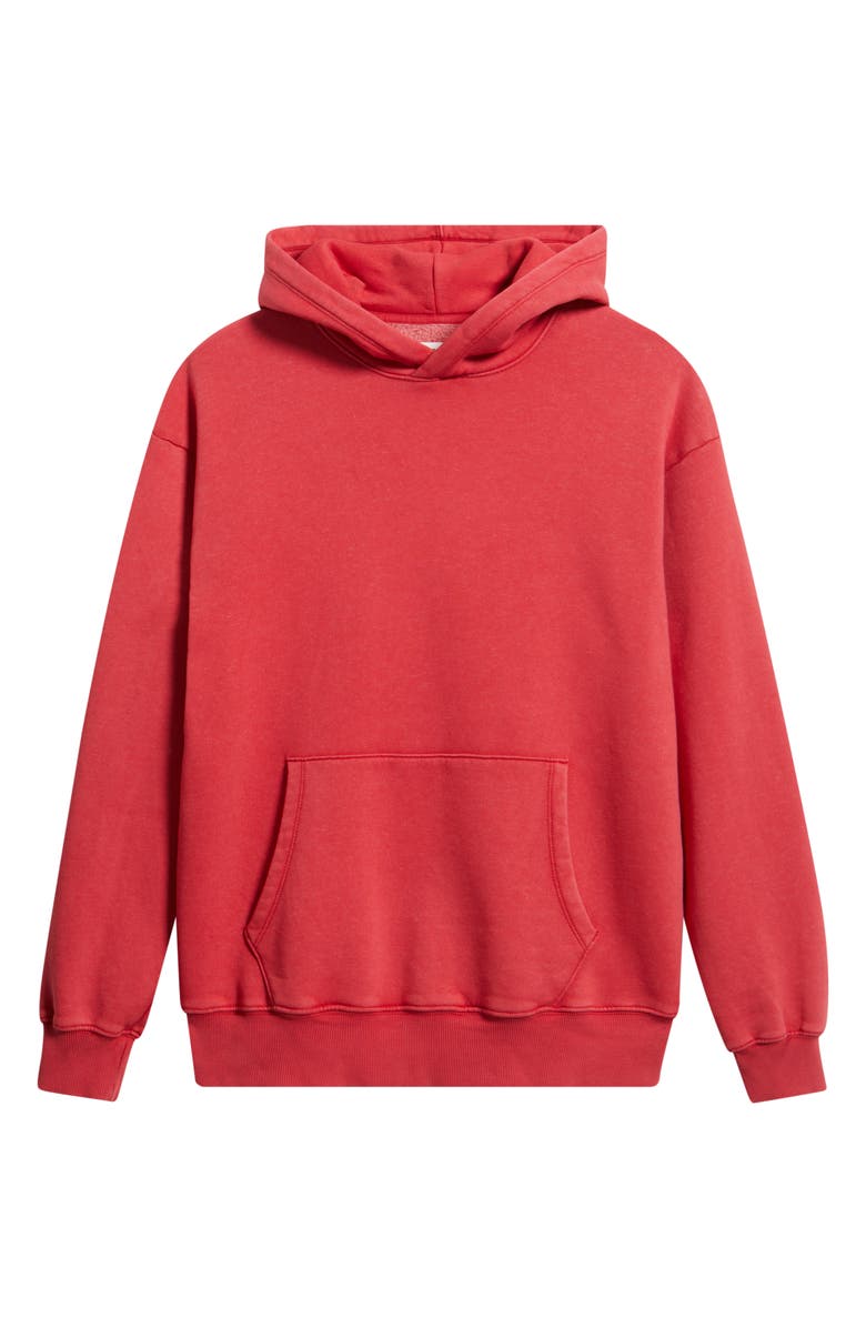 BP. Washed Fleece Hoodie, Alternate, color, Red Beauty