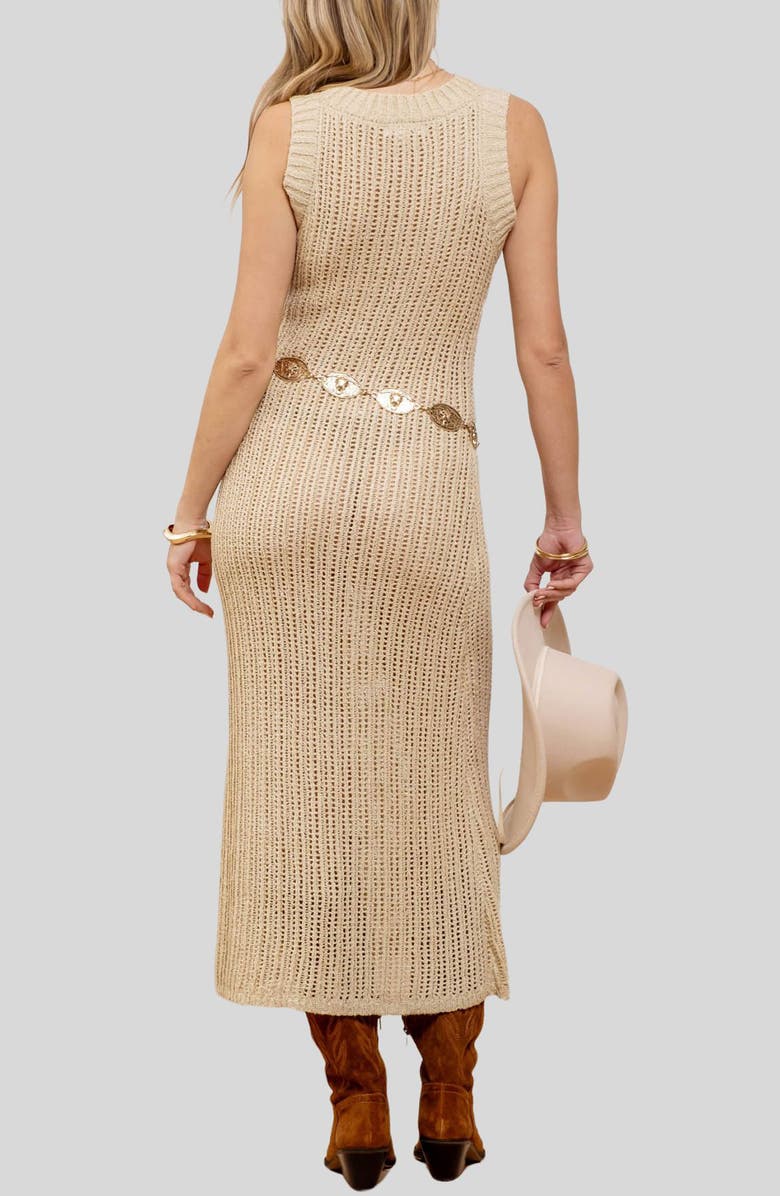 Sleeveless Knit Midi Dress