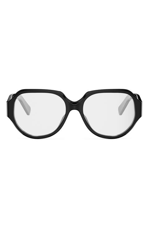 Triomphe 56mm Geometric Eyeglasses