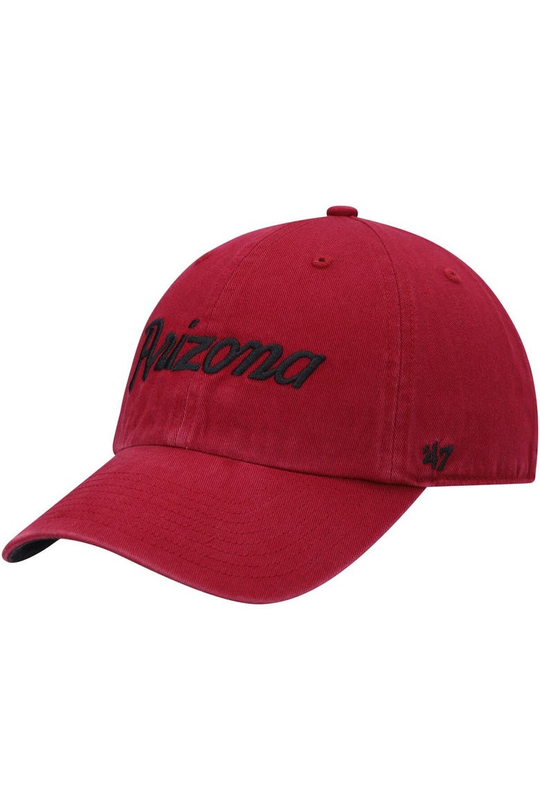 Men's '47 Cardinal Arizona Cardinals Crosstown Clean Up Adjustable Hat, Main, color, Cardinal