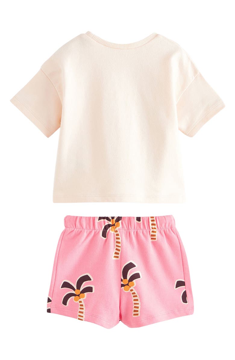NEXT Kids' Palm Tree Print T-Shirt & Shorts Set, Alternate, color,